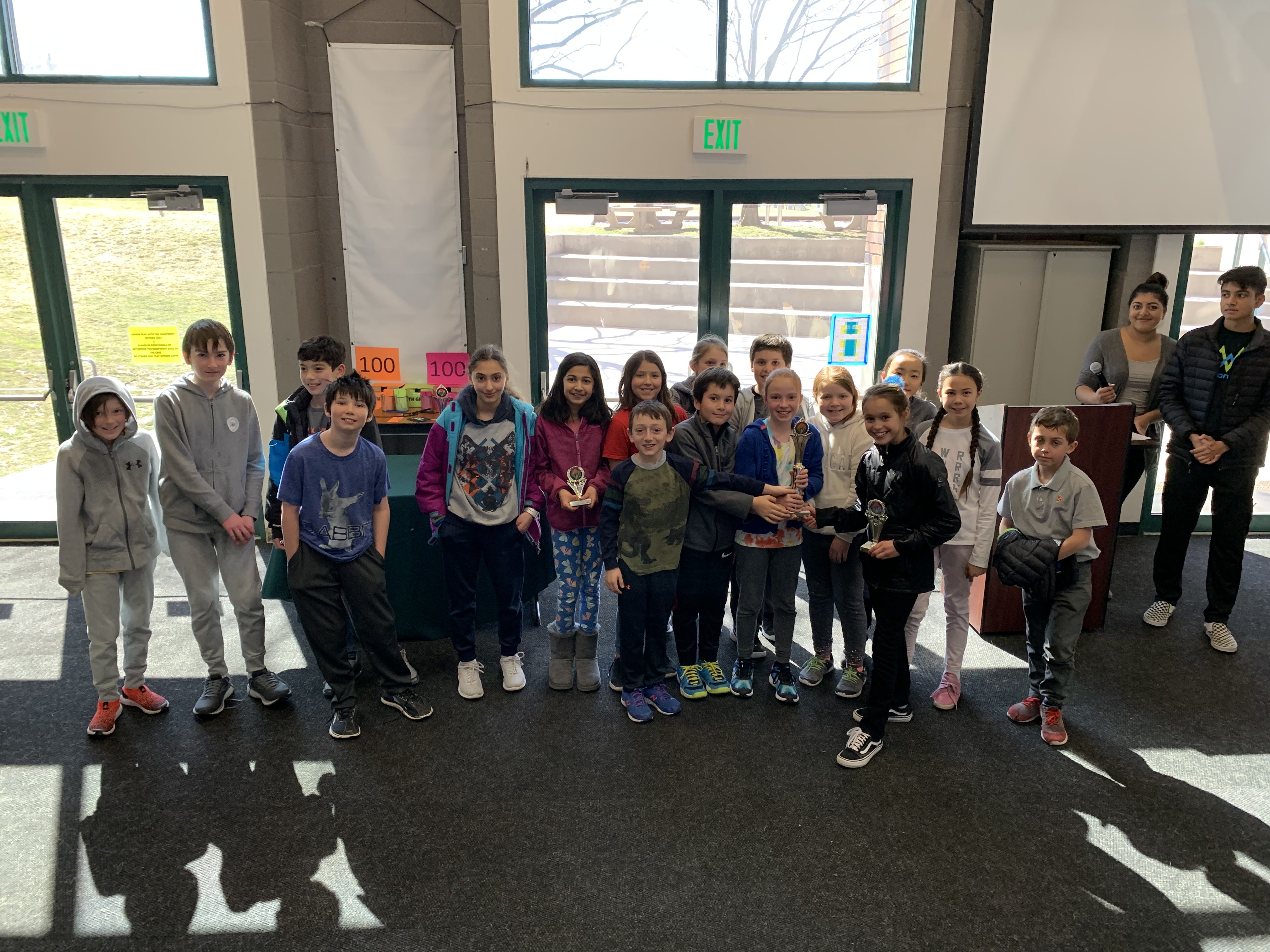 Rowland Hall Team at the 2019 Spring Competition